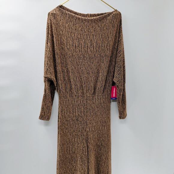 CAMEO USA Vintage Metallic Gold Size L Women's Jumpsuit Size Large - Picture 4 of 14